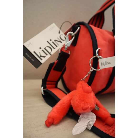 Kipling KI6338-9KX Almost Coral Katina Crossbody/Shoulder Strap Barrel Bag - Picture 9 of 16